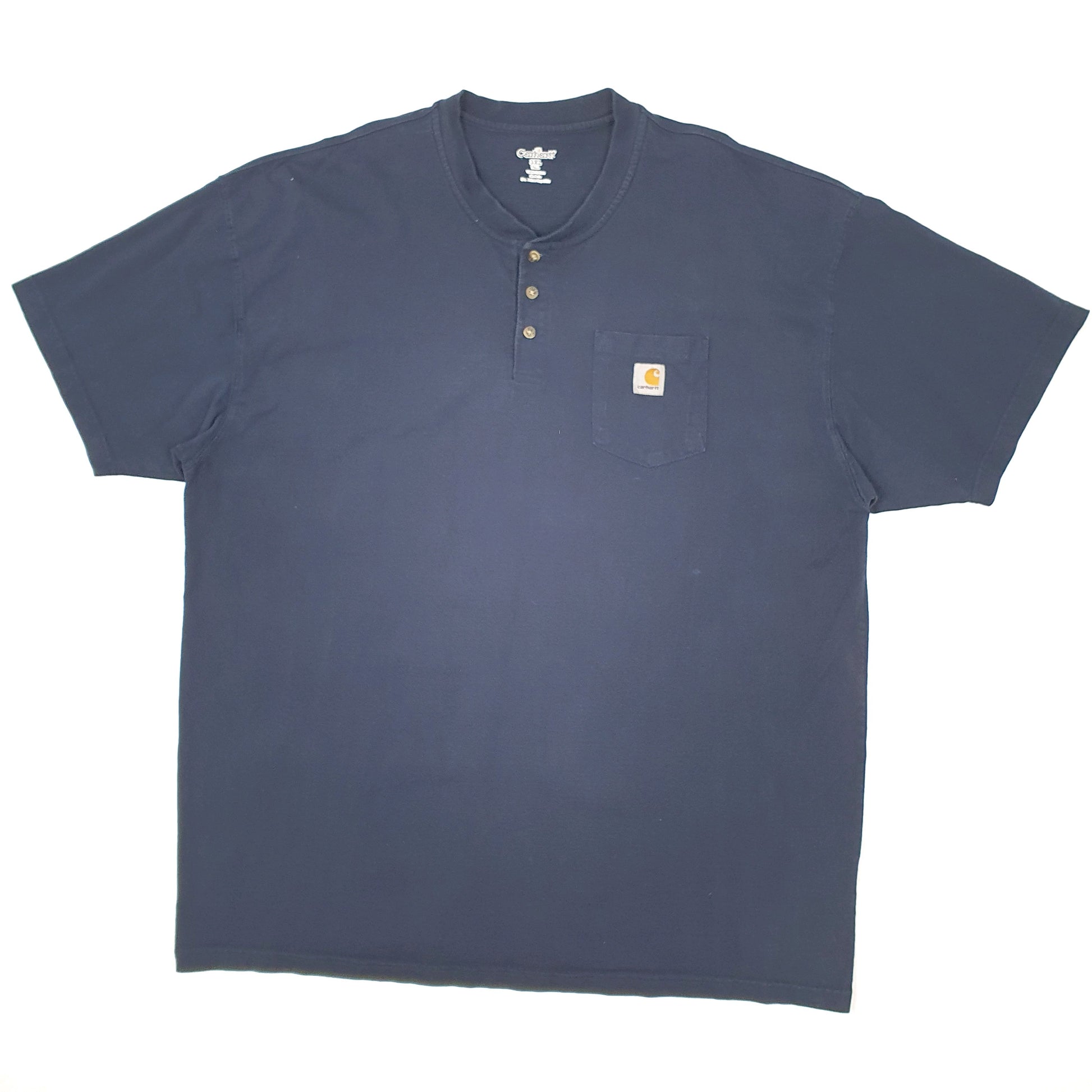 Mens Navy Carhartt  Short Sleeve T Shirt
