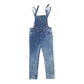 Womens Blue Viola  Dungaree Trousers