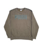 Mens Khaki Puma Spellout Crewneck Jumper