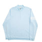 Mens Blue Adidas  Quarter Zip Jumper