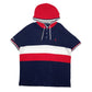 Mens Navy Polo Ralph Lauren Hooded Short Sleeve Polo Shirt