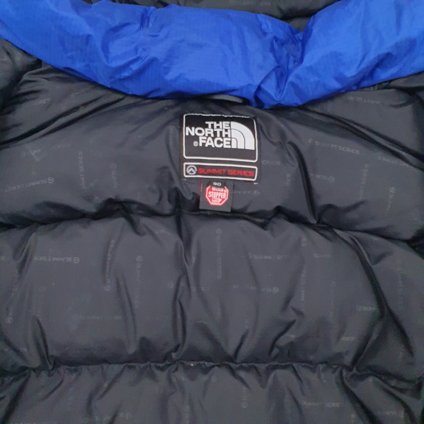 Mens Blue The North Face Baltoro 700 Summit Series  Coat
