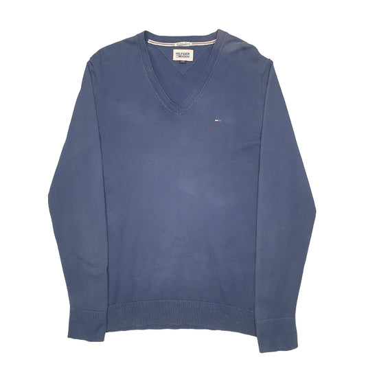 Mens Navy Tommy Hilfiger Knit Crewneck Jumper