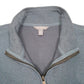 Mens Navy Van Huesen  Quarter Zip Jumper