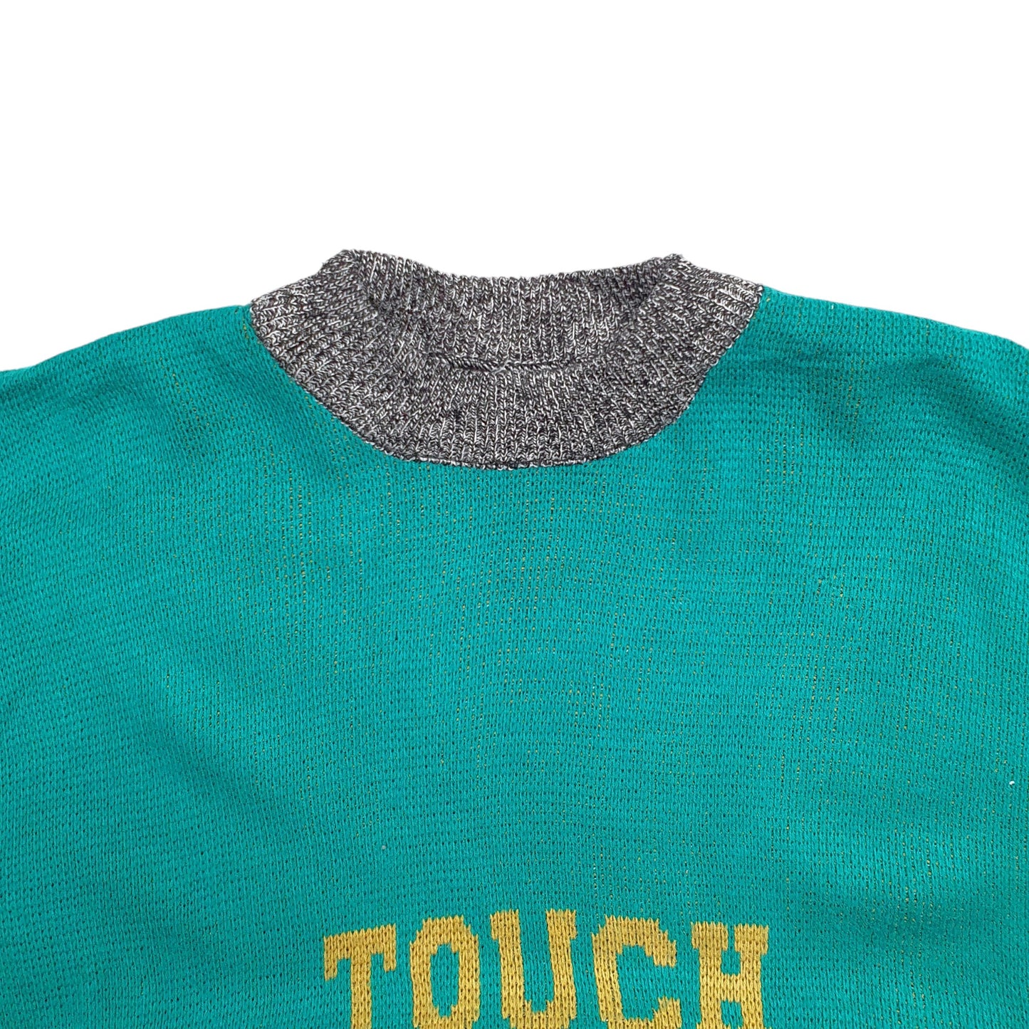 Womens Green Unbranded Touch Down Crewneck Jumper