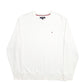 Mens White Tommy Hilfiger  Crewneck Jumper