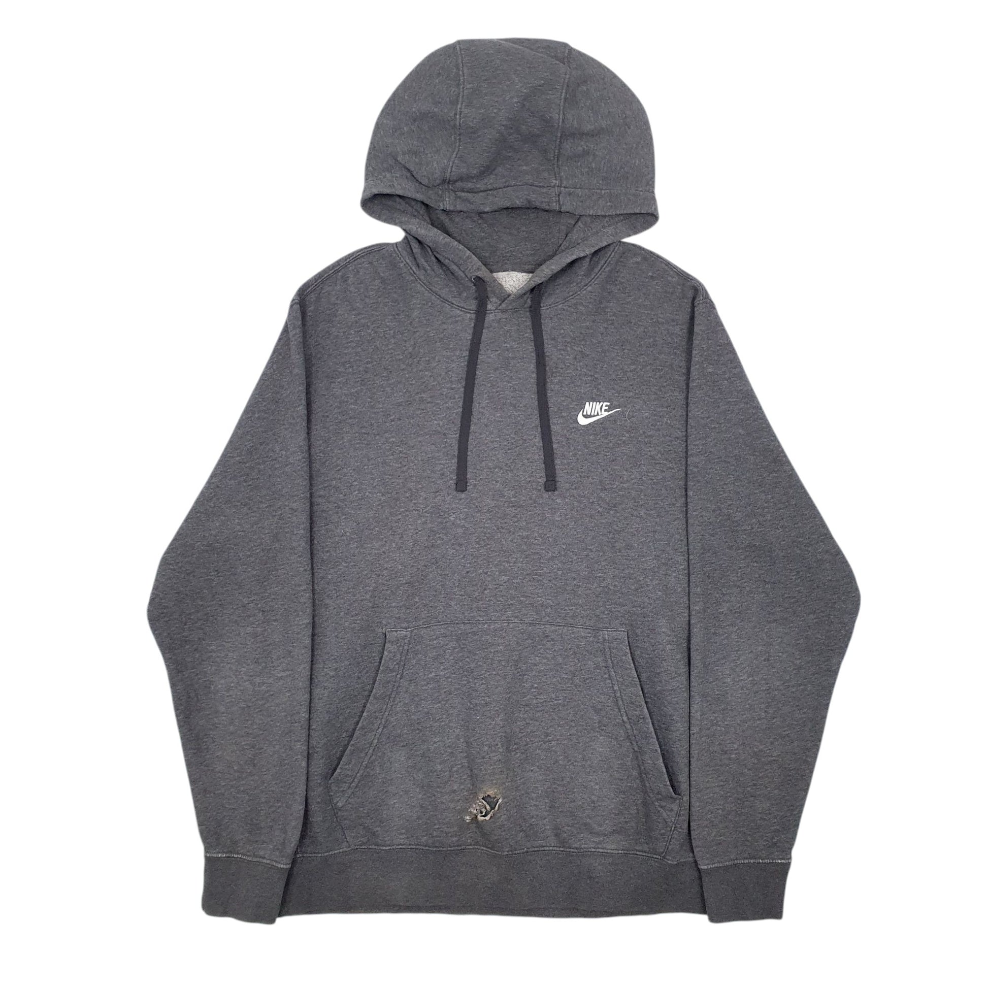Mens Grey Nike  Hoodie Jumper