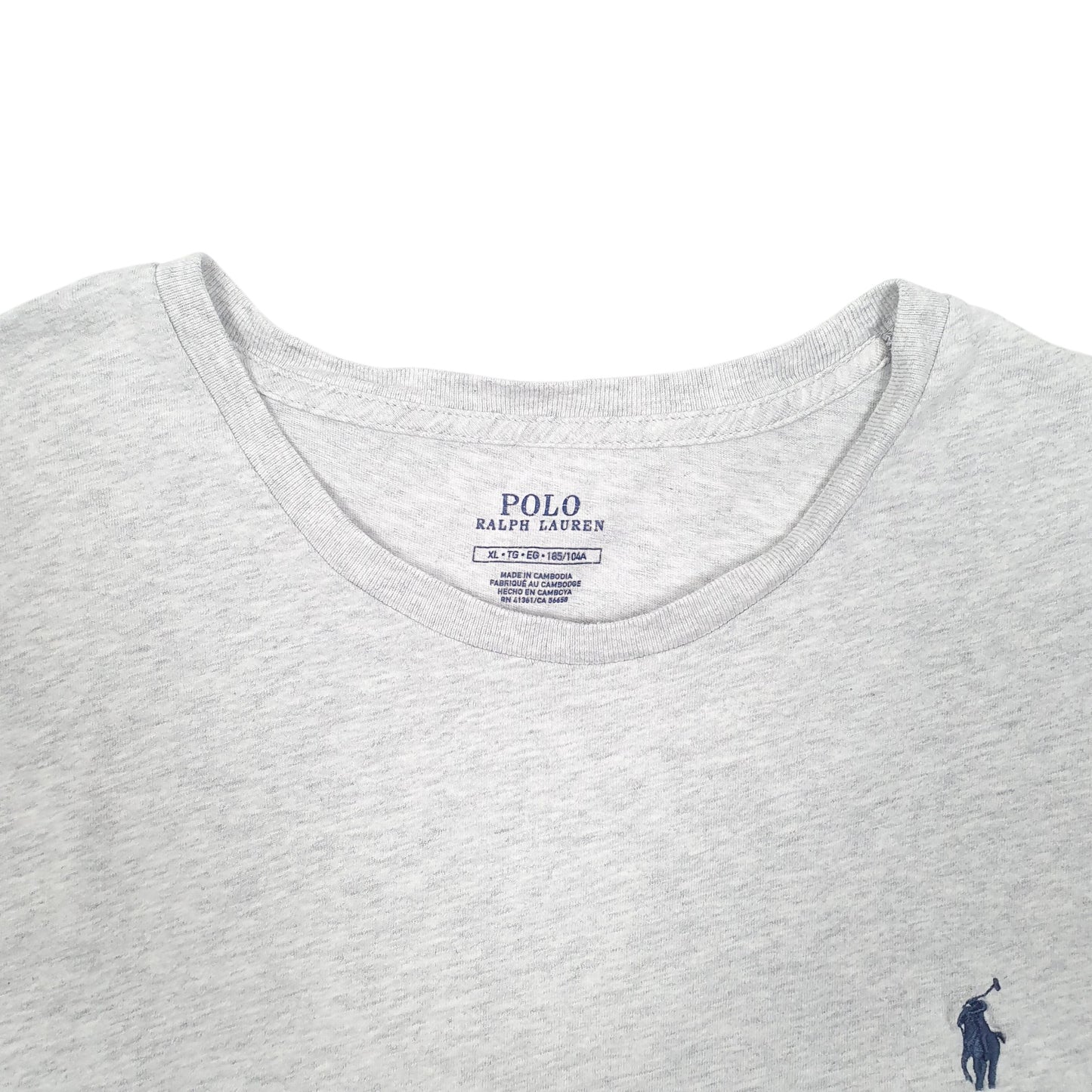 Mens Grey Polo Ralph Lauren  Short Sleeve T Shirt