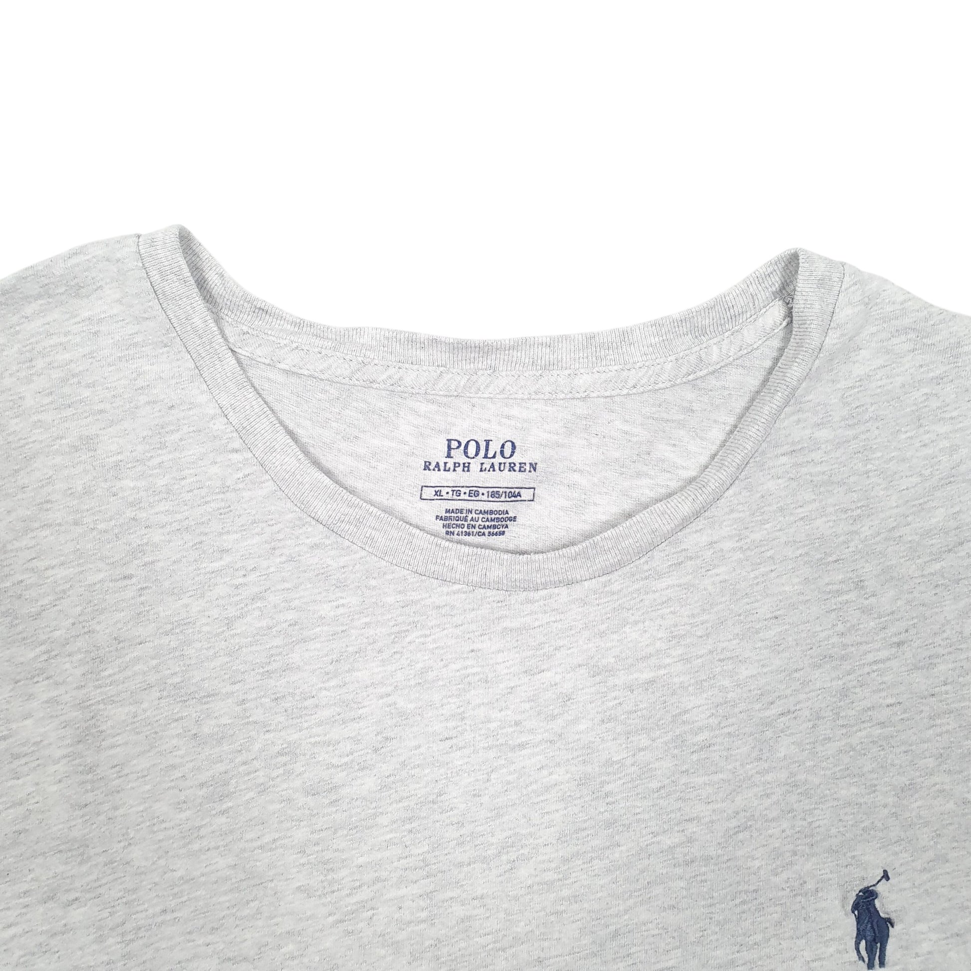 Mens Grey Polo Ralph Lauren  Short Sleeve T Shirt