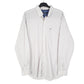 Mens White Nautica Tailored Long Sleeve Shirt