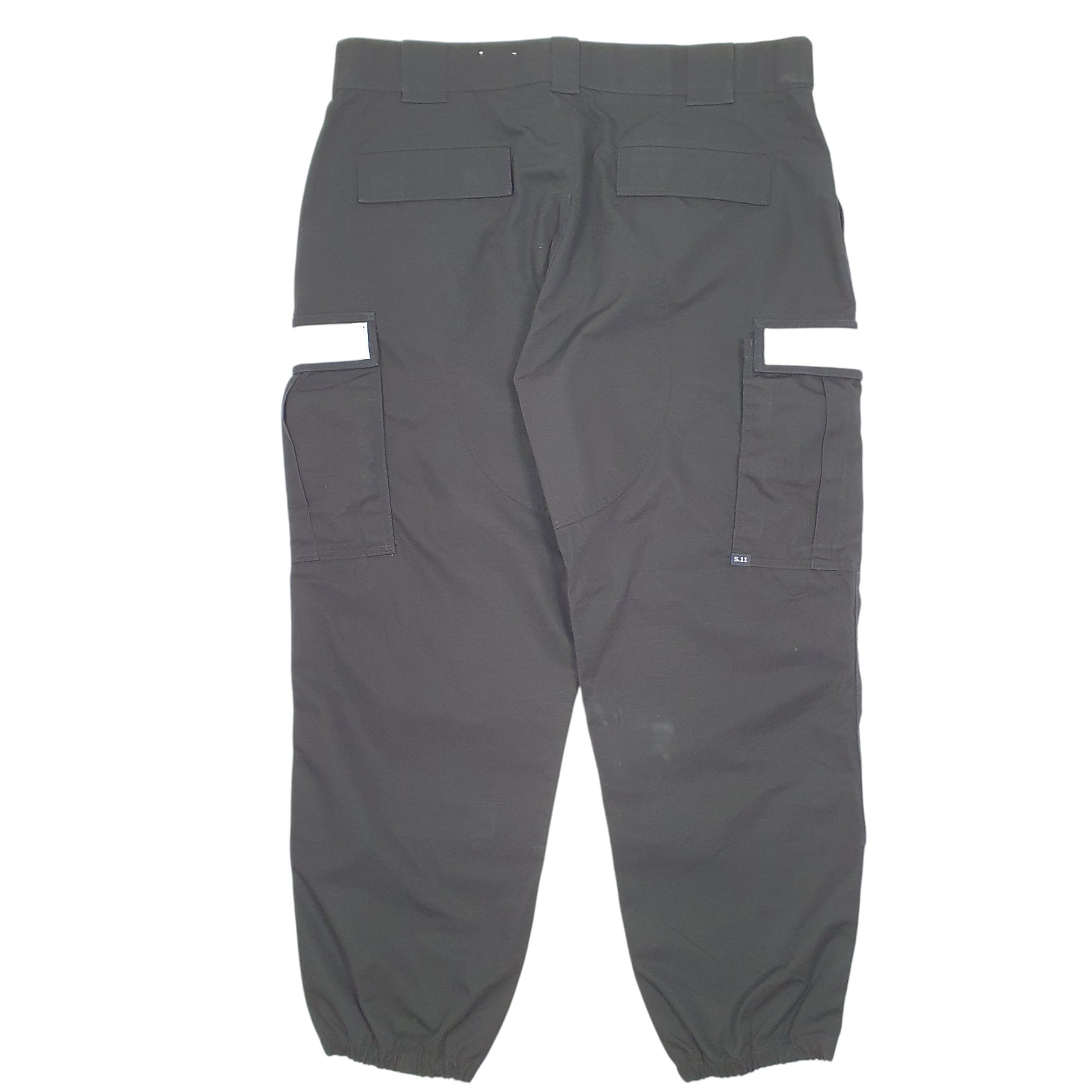 Mens Black 511 Tactical Ripstop Workwear Utility Cargo Trousers