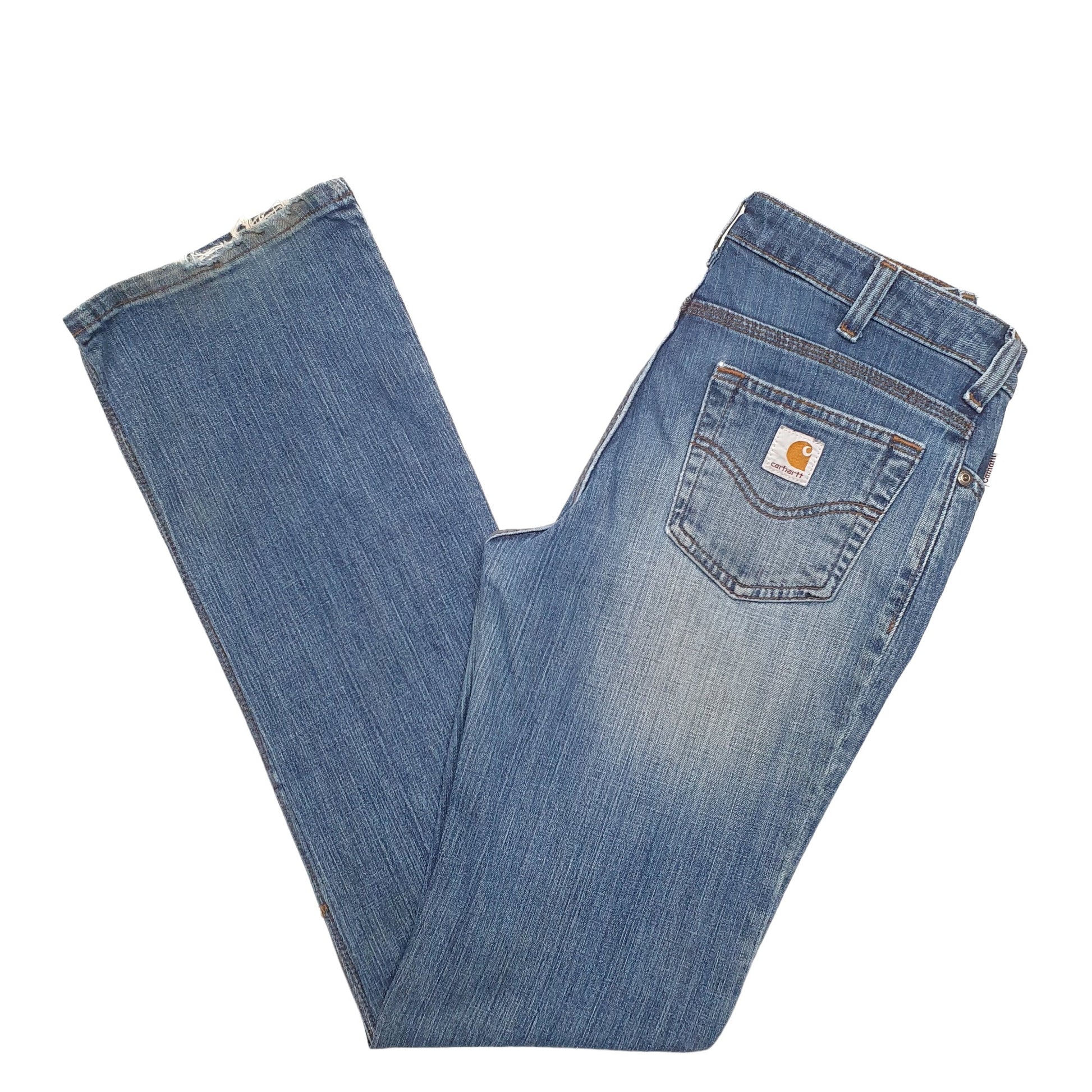 Womens Blue Carhartt Carpenter Carpenter JeansW32 L34