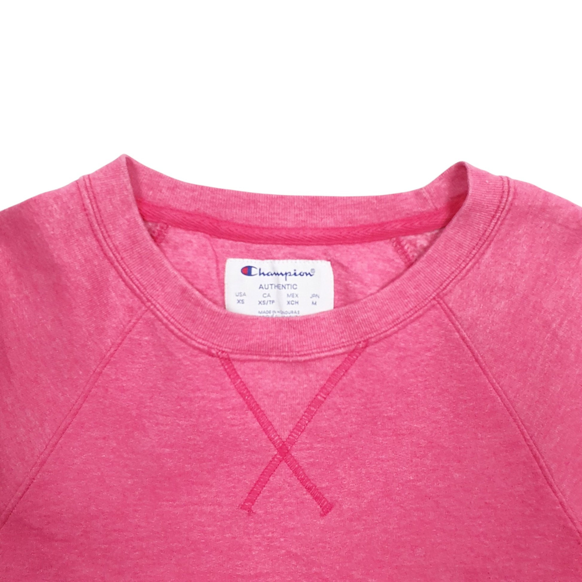 Womens Pink Champion  Crewneck Jumper
