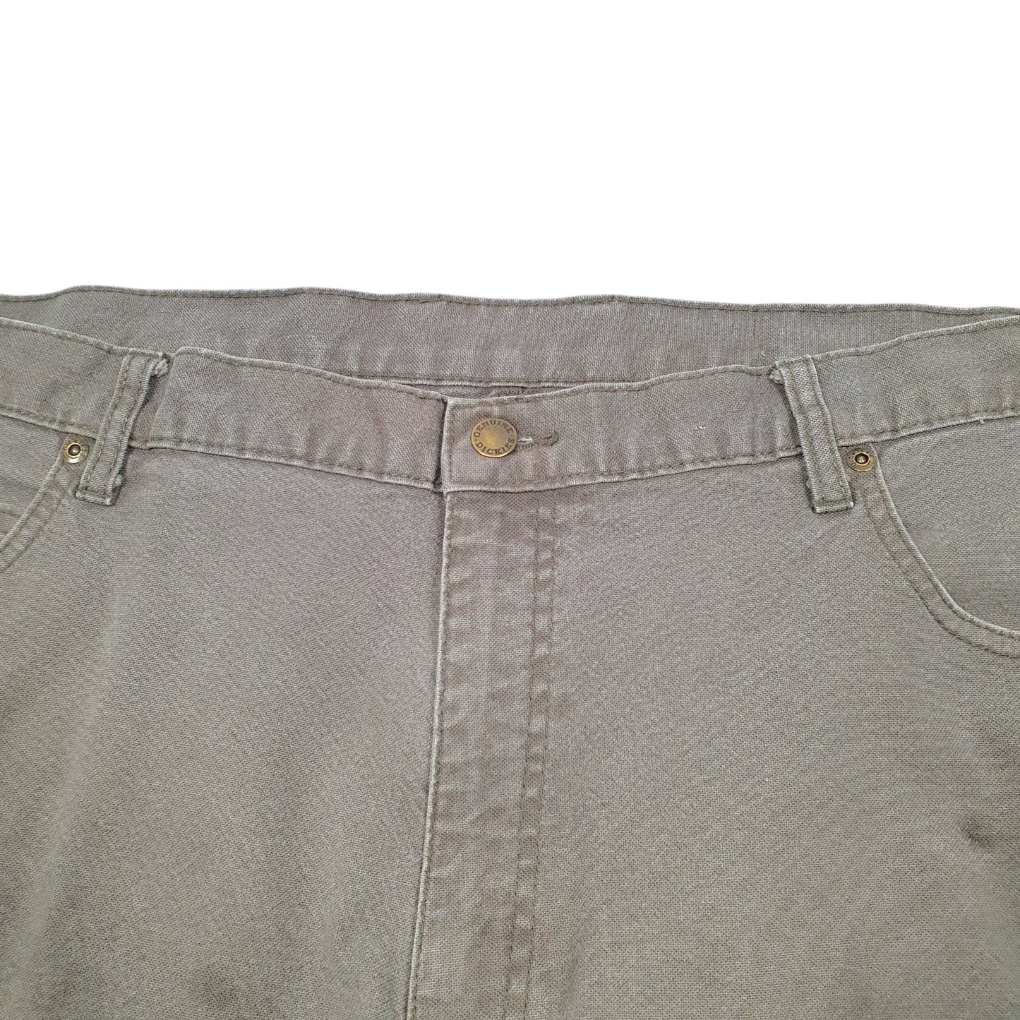 Mens Green Dickies Workwear Carpenter Trousers