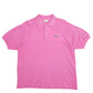 Mens Pink Lacoste  Short Sleeve Polo Shirt