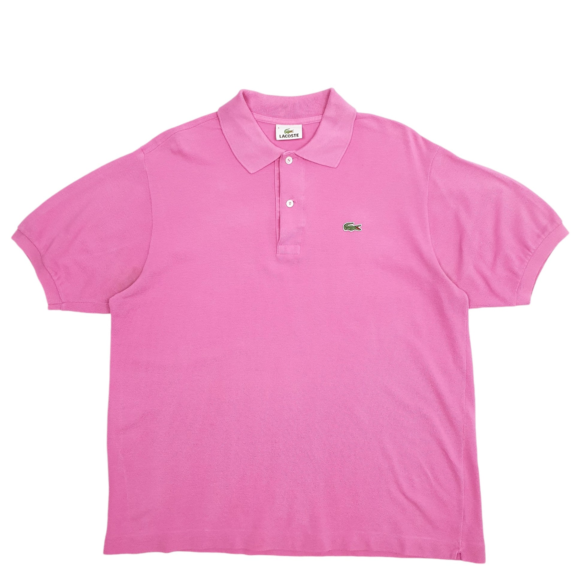 Mens Pink Lacoste  Short Sleeve Polo Shirt
