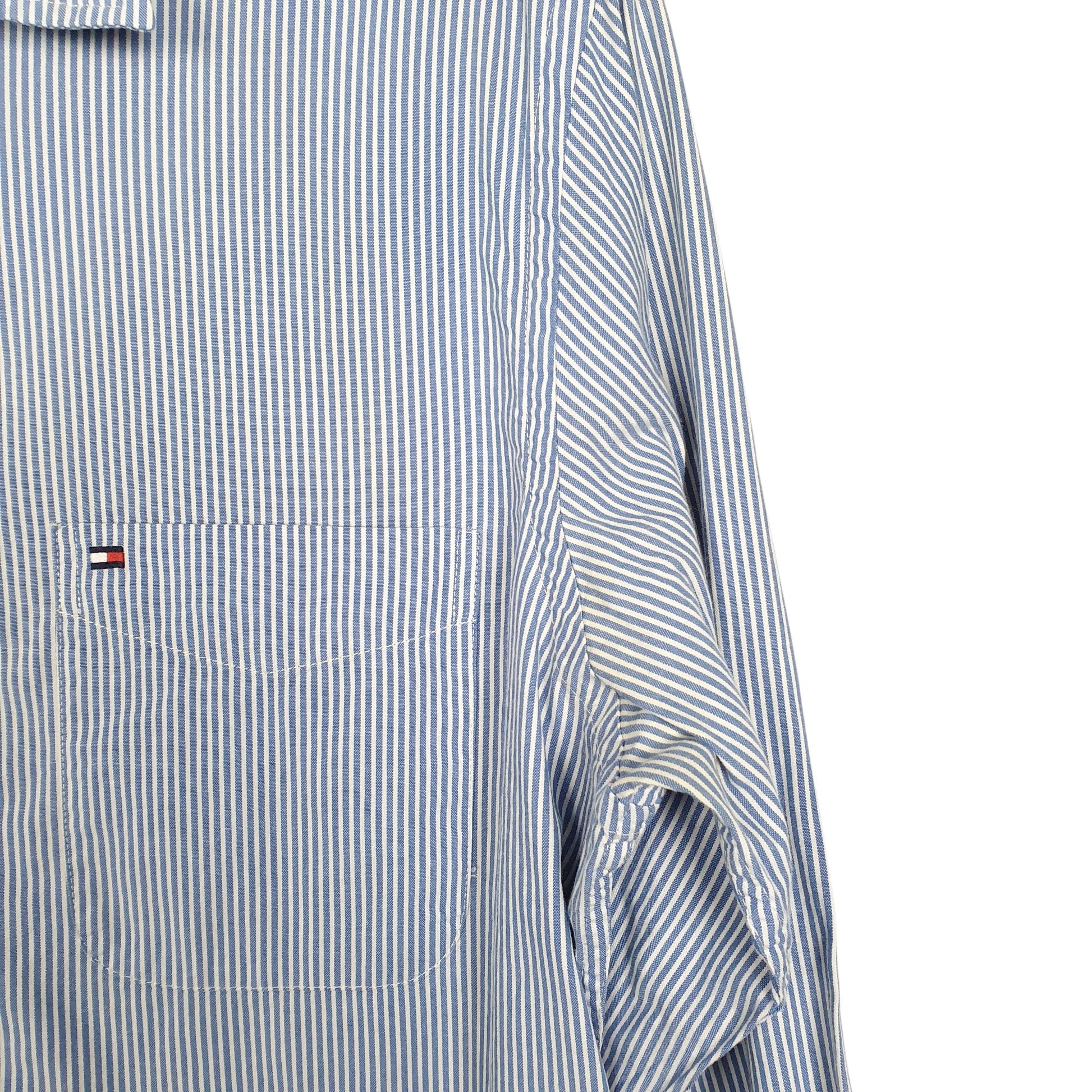 Mens Blue Tommy Hilfiger  Long Sleeve Shirt