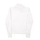 Womens White Fila Spellout Quarter Zip Jumper