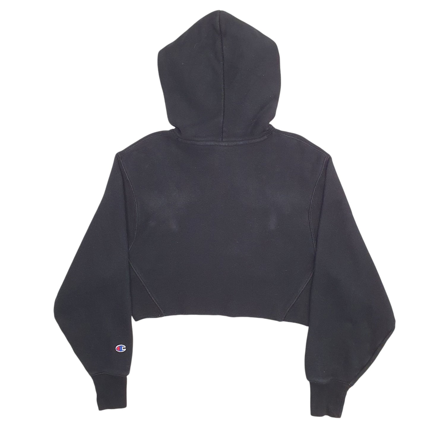 Womens Black Champion Reverse Weave Hoodie Jumper