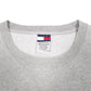 Mens Grey Tommy Hilfiger Denim Spellout Crewneck Jumper