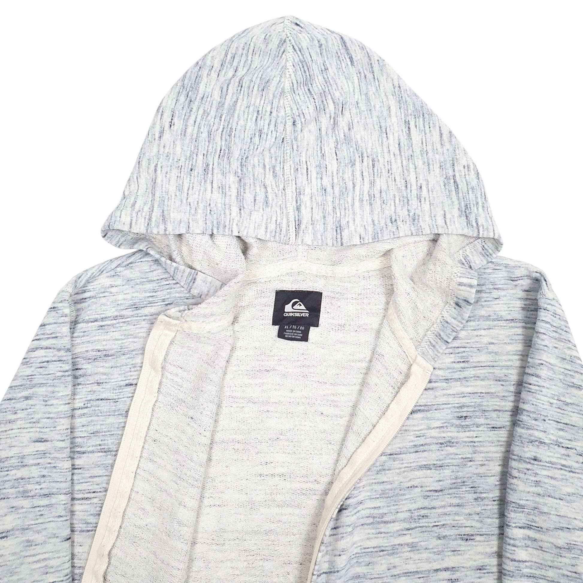 Womens Grey Quicksilver  Full Zip Jumper