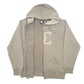 Mens Khaki DC Hoodie Skateboarding Shoes Full Zip Jumper