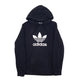 Mens Black Adidas  Hoodie Jumper