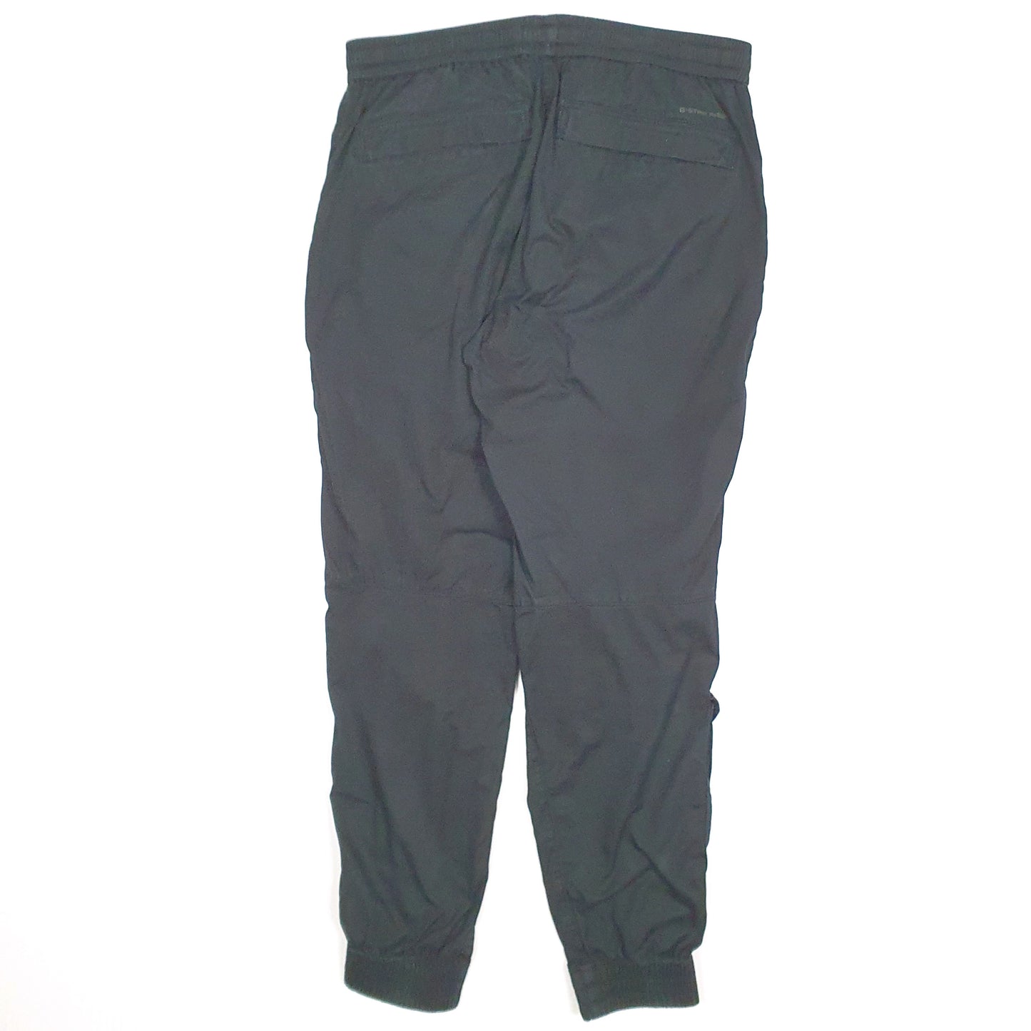 Mens Black G Star Raw Relaxed Cuffed Chino Trousers