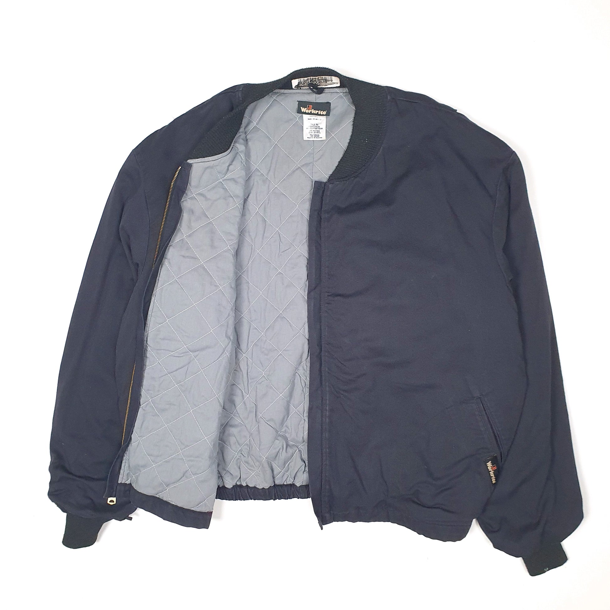 Mens Navy Workrite FR Bomber  Coat