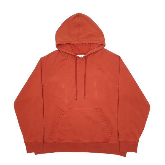 Mens Orange Champion  Hoodie Jumper