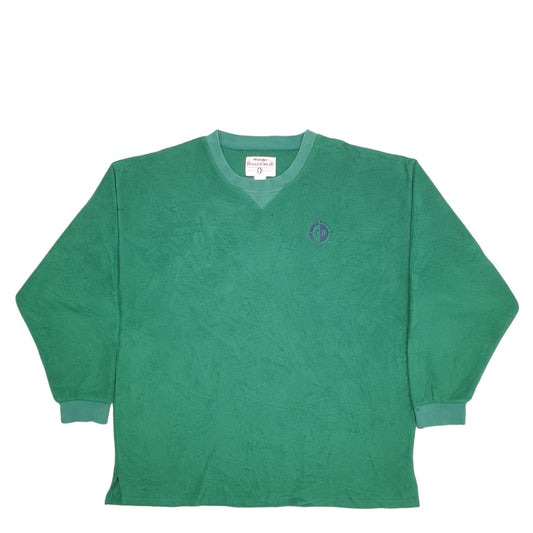 Mens Green Wrangler Rugged Wear Crewneck Jumper