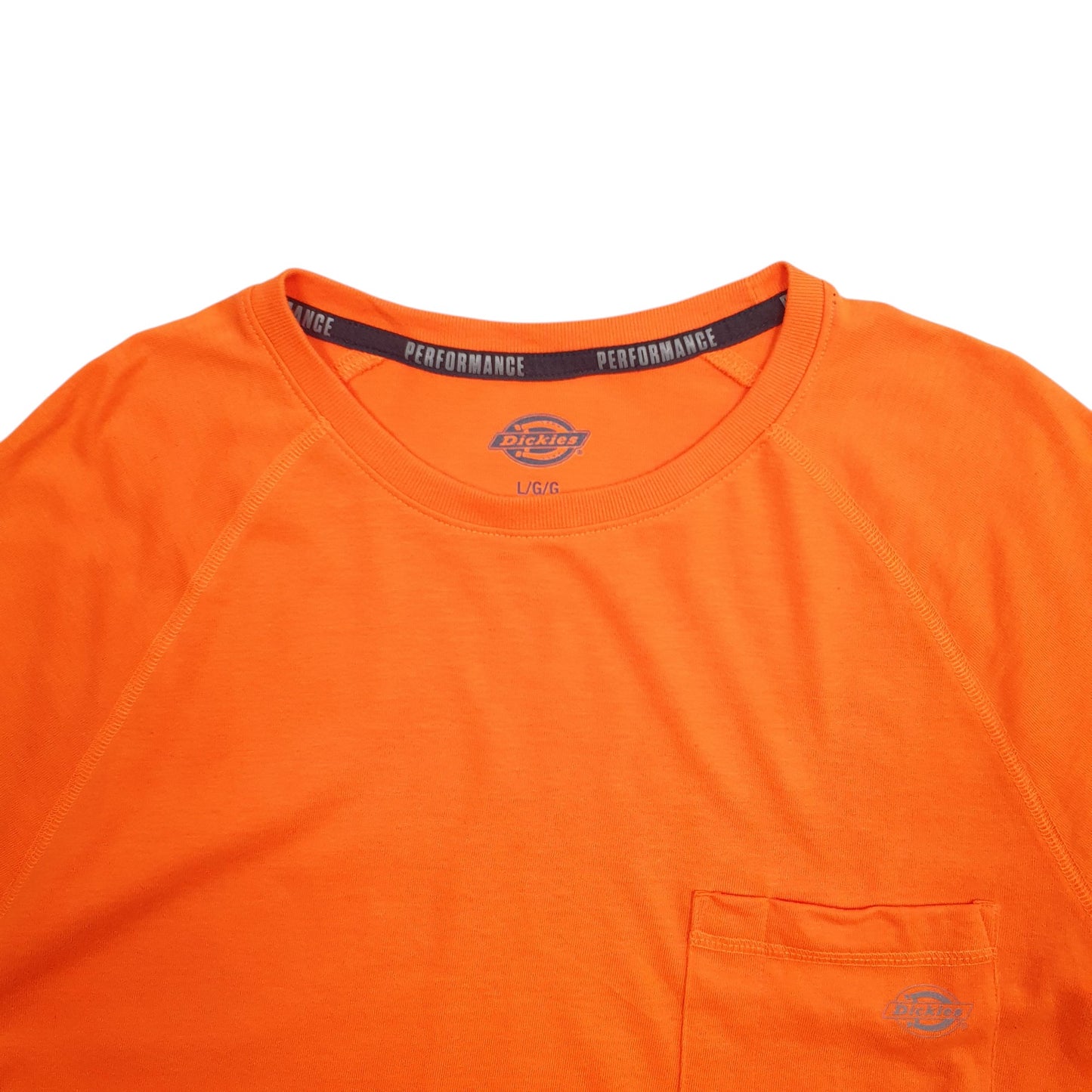 Mens Orange Dickies  Short Sleeve T Shirt