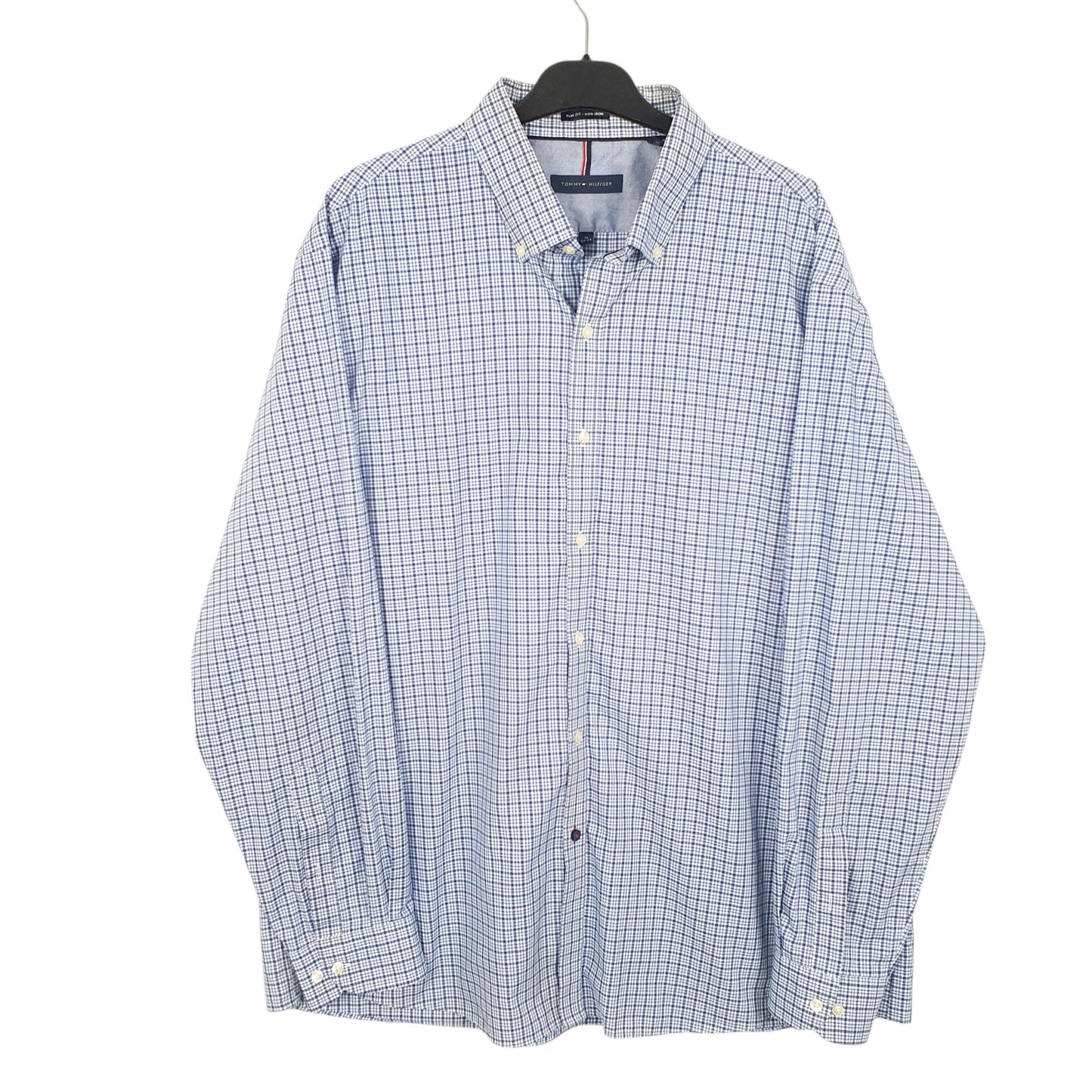 Mens Blue Tommy Hilfiger  Long Sleeve Shirt