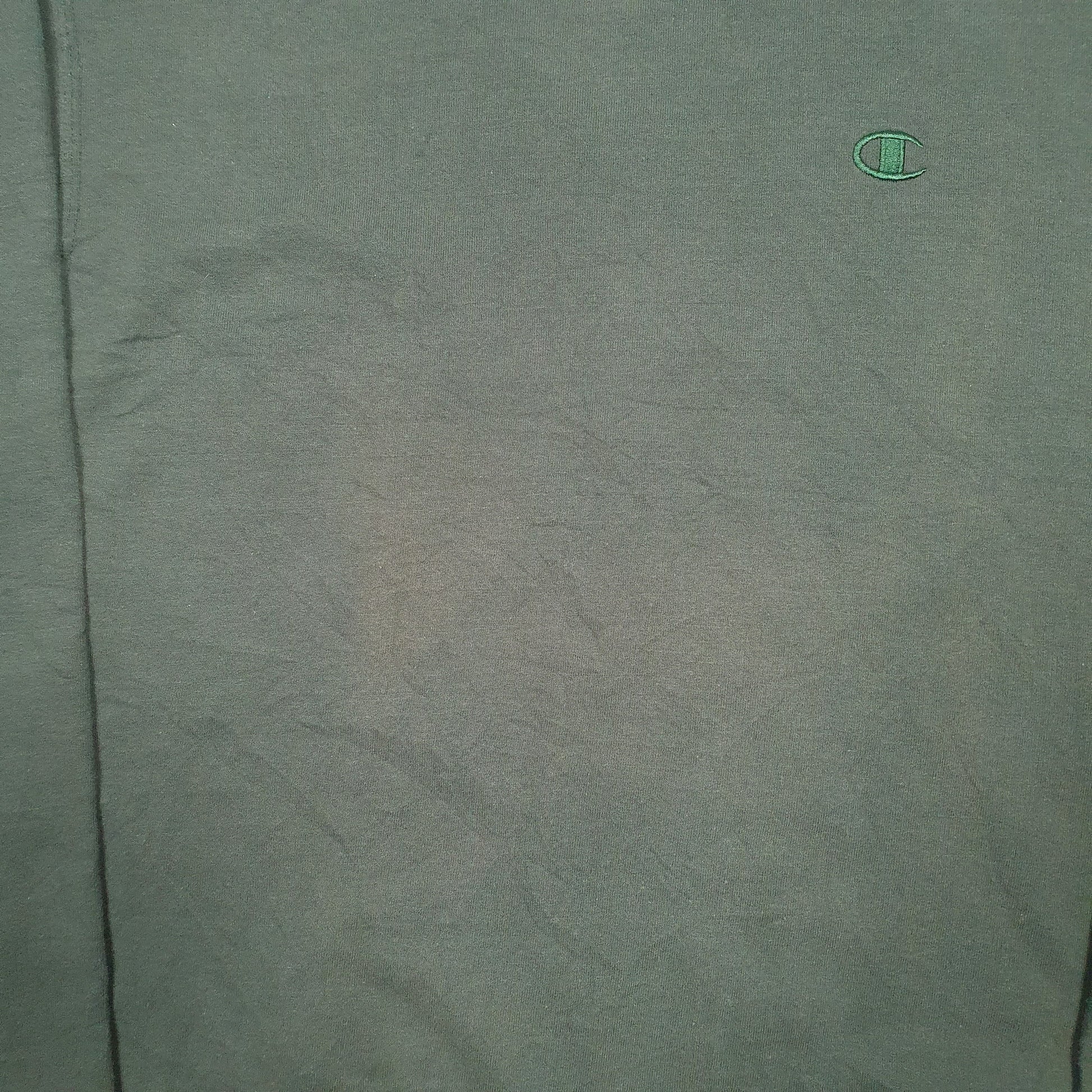 Mens Green Champion  Crewneck Jumper