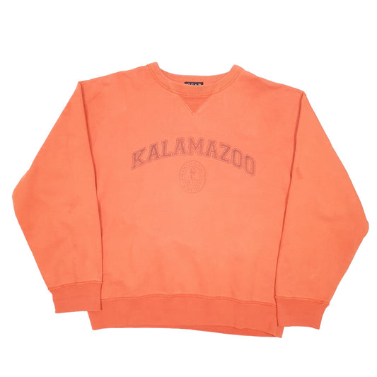 Mens Orange Gear For Sports Kalamazoo College Michigan USA Crewneck Jumper