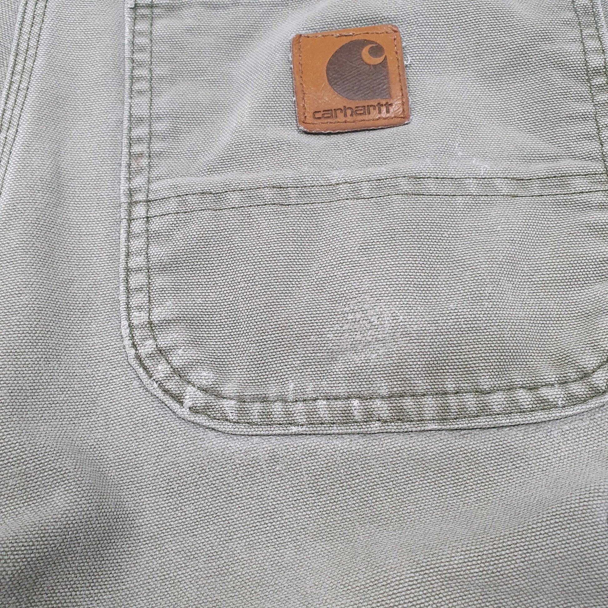 Mens Khaki Carhartt Workwear B25 Made In U.S.A Carpenter Shorts