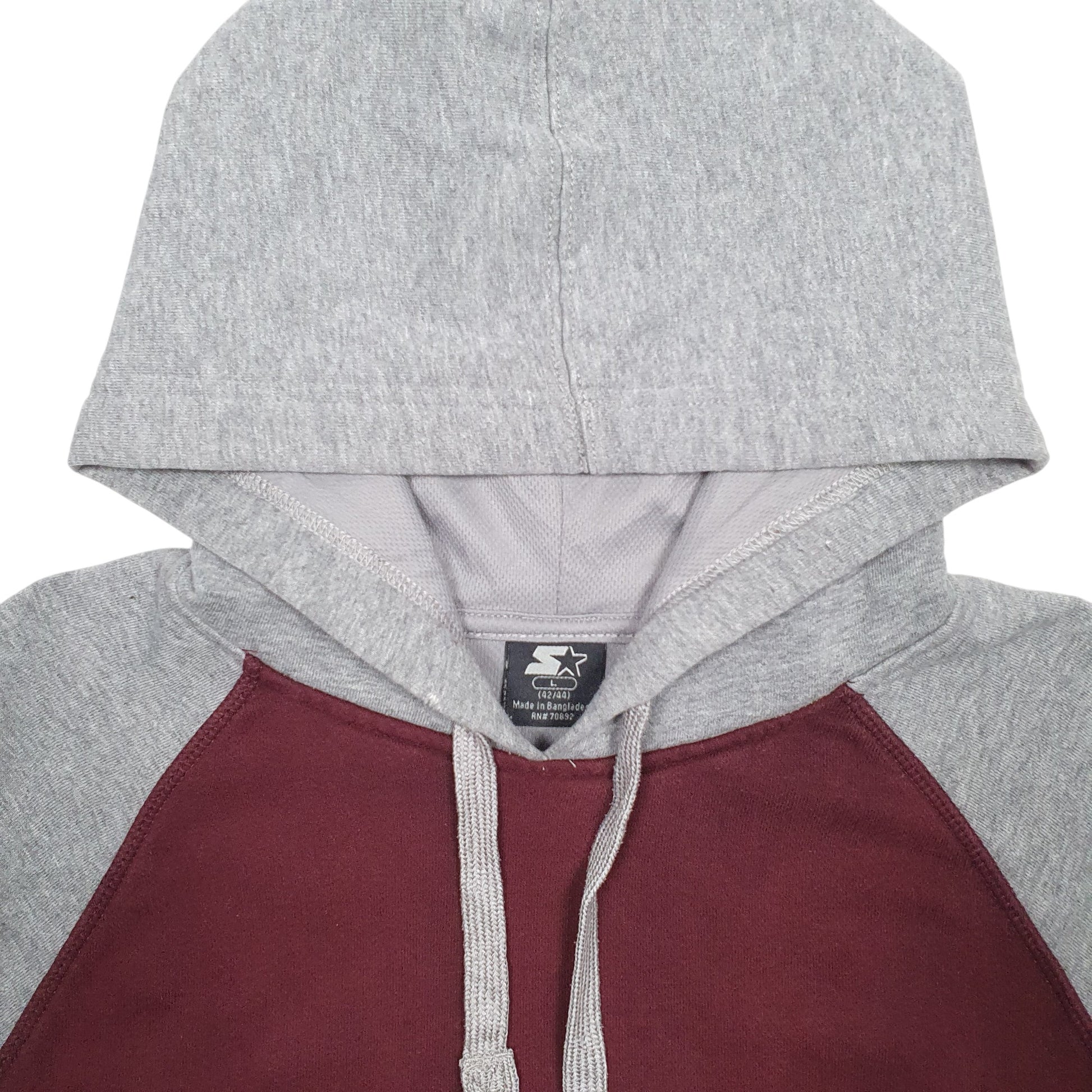 Mens Burgundy Starter  Hoodie Jumper