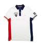Mens White Tommy Hilfiger USA Short Sleeve Polo Shirt