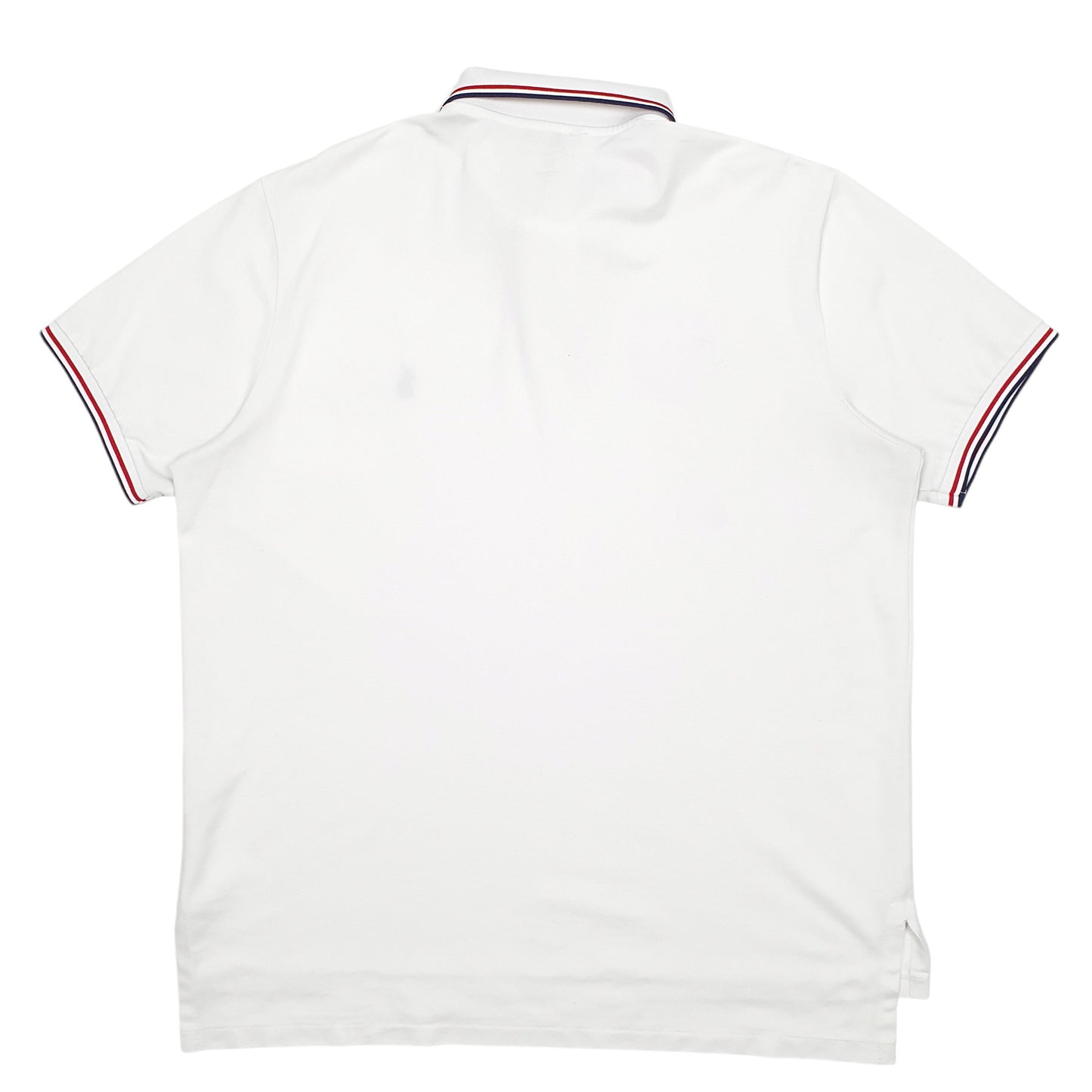 Mens White Polo Ralph Lauren USA Flag Short Sleeve Polo Shirt