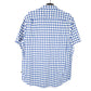 Mens Blue Nautica Stretch Short Sleeve Shirt