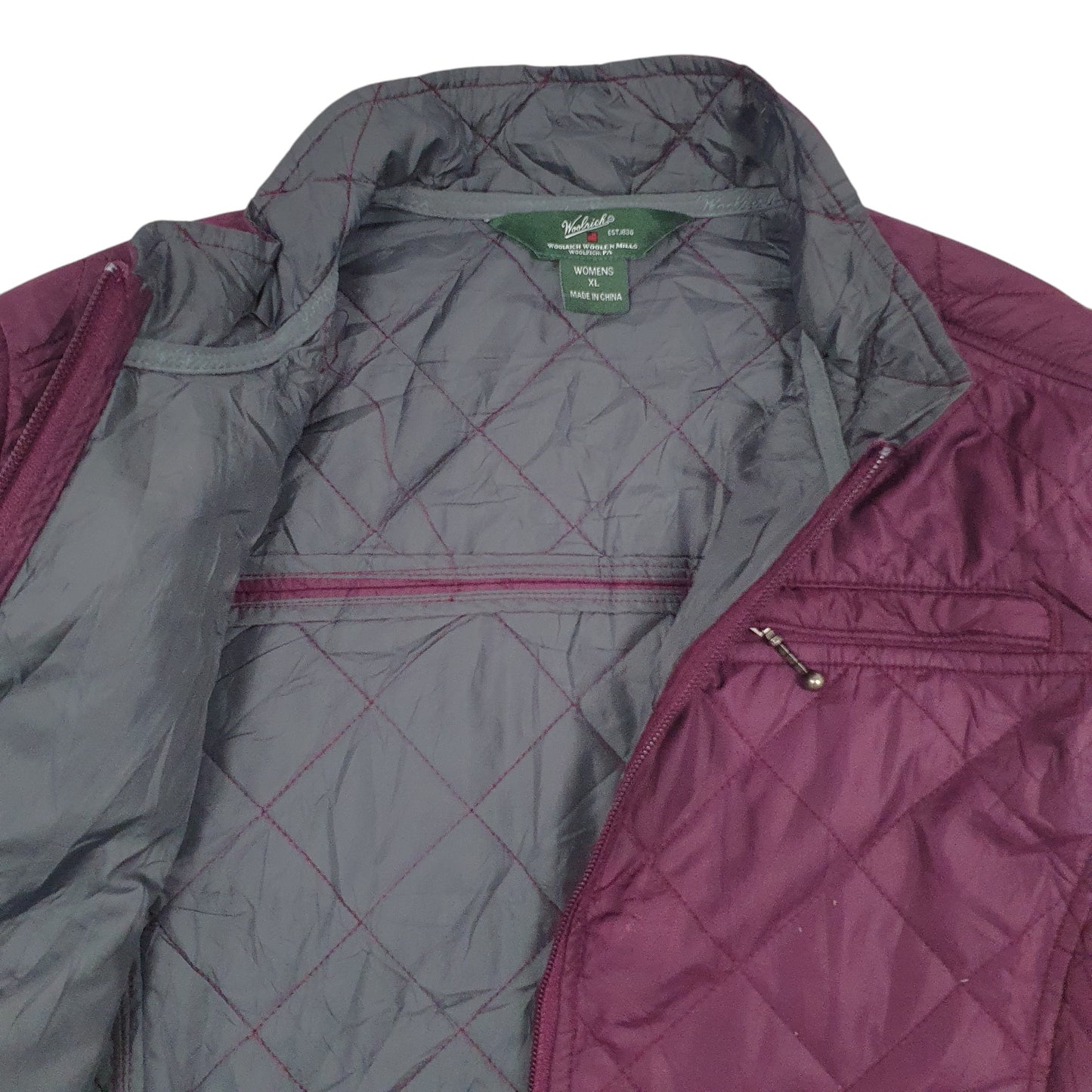 Womens Purple Woolrich   Coat