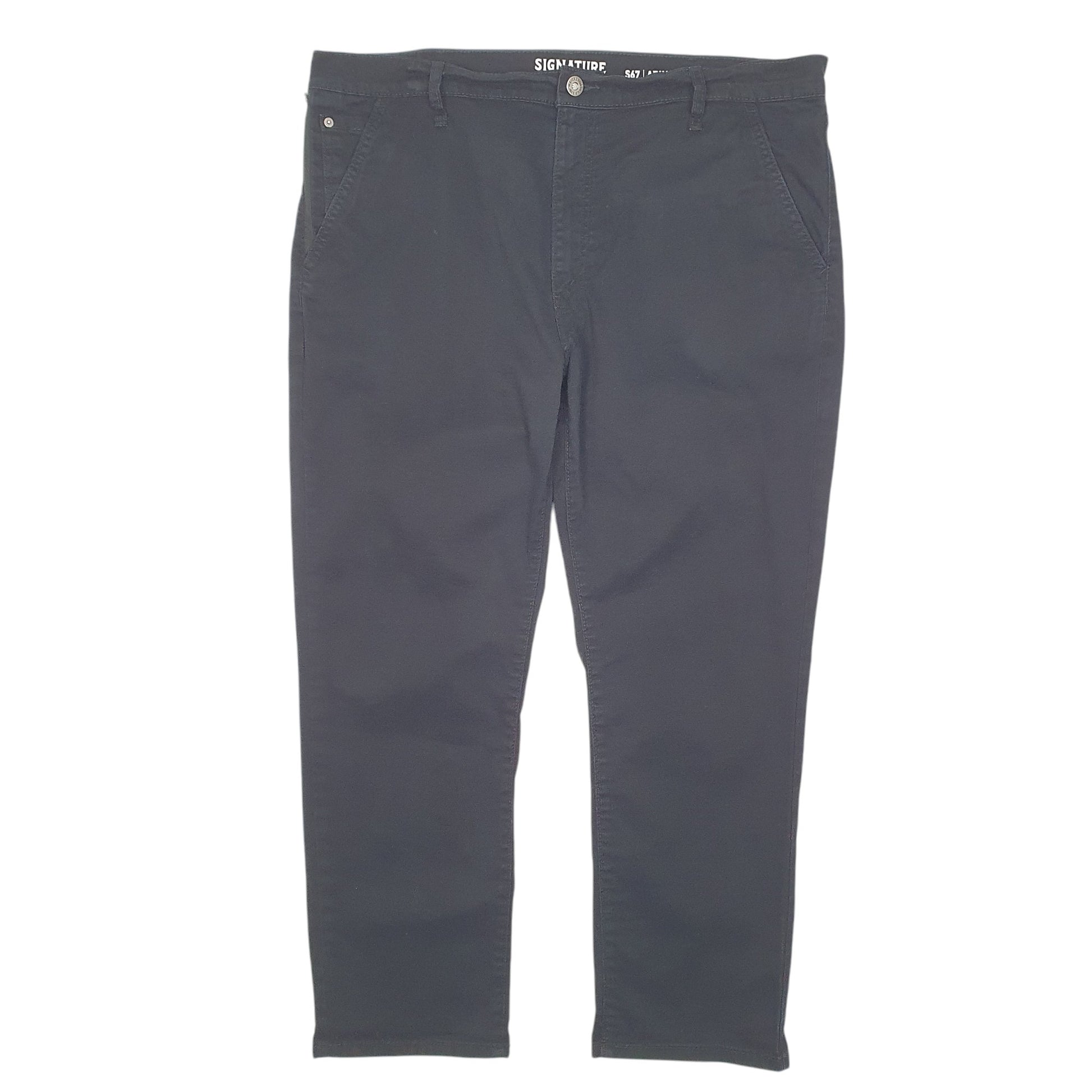 Mens Black Levis Signature S67 Athletic Stretch Chino Trousers