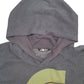 Mens Grey The North Face Spellout Hoodie Jumper