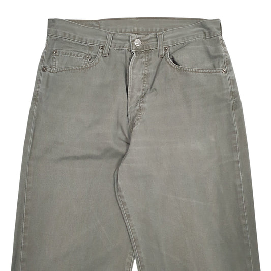 Mens Grey Levis  451 JeansW33 L29