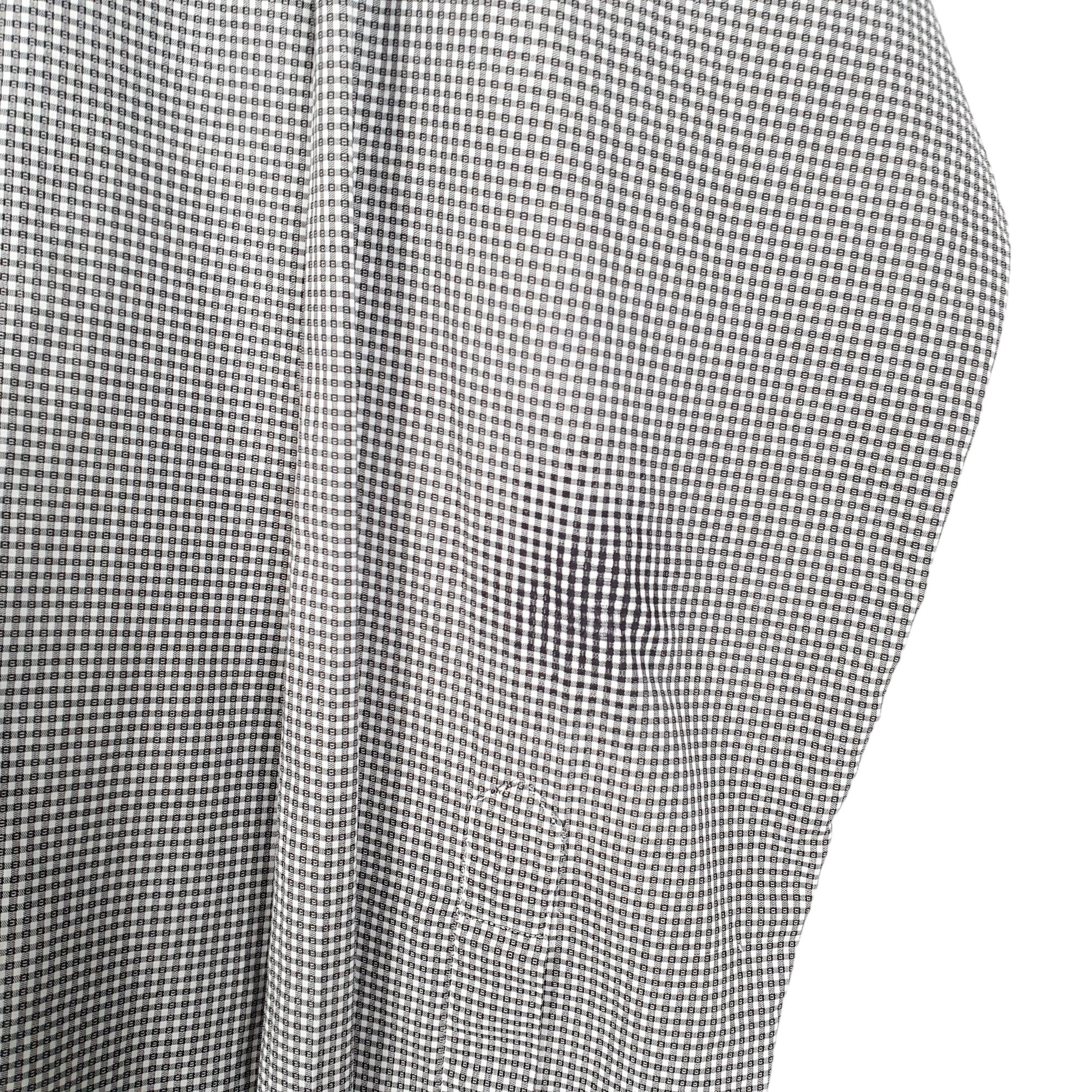 Mens Grey Ben Sherman Coupe Moderne Long Sleeve Shirt