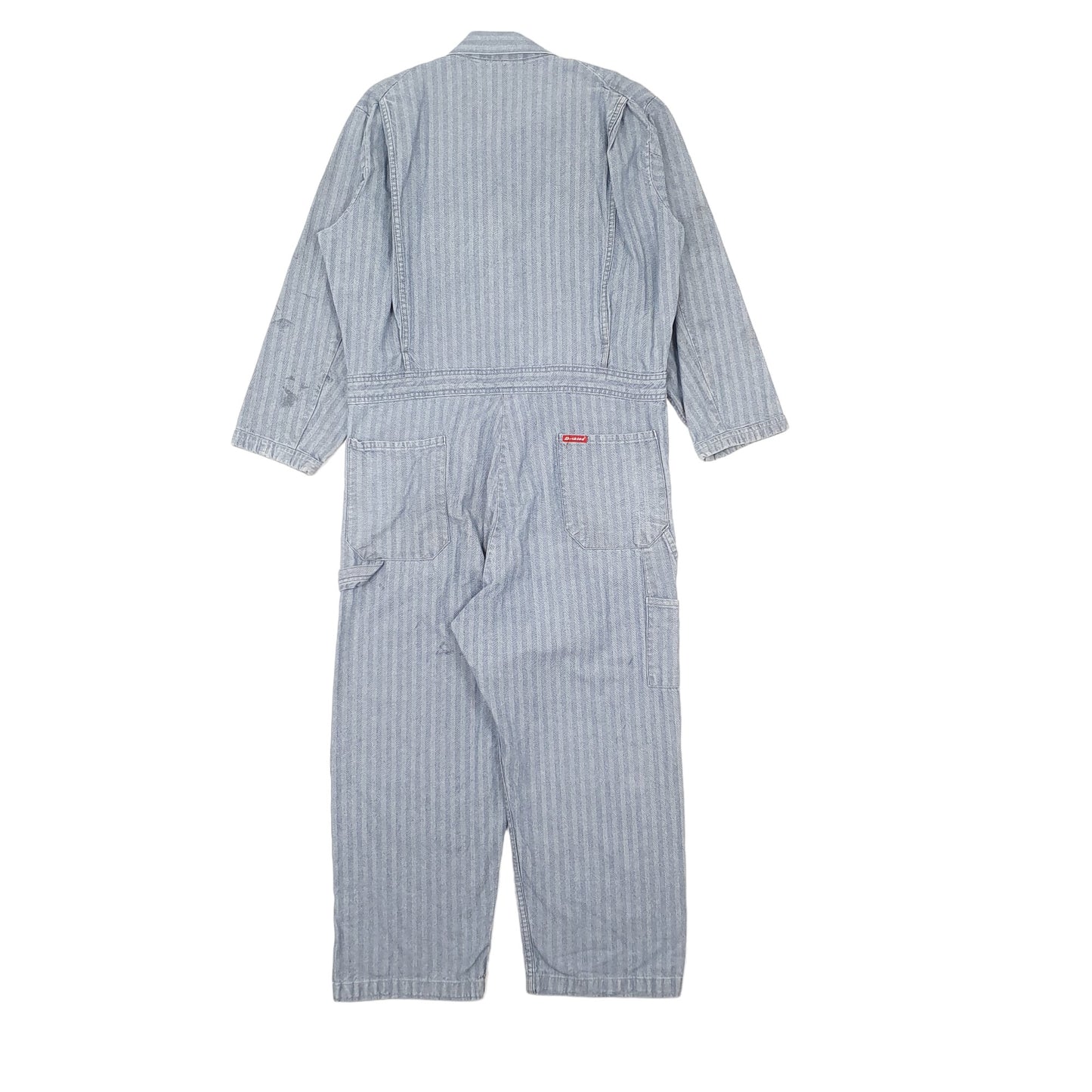Mens Blue Dickies Vintage 1990s Herringbone Overalls Coveralls  Coat