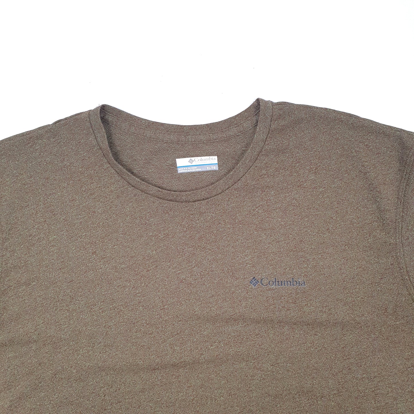Mens Brown Columbia Sportswear Performance Short Sleeve T Shirt