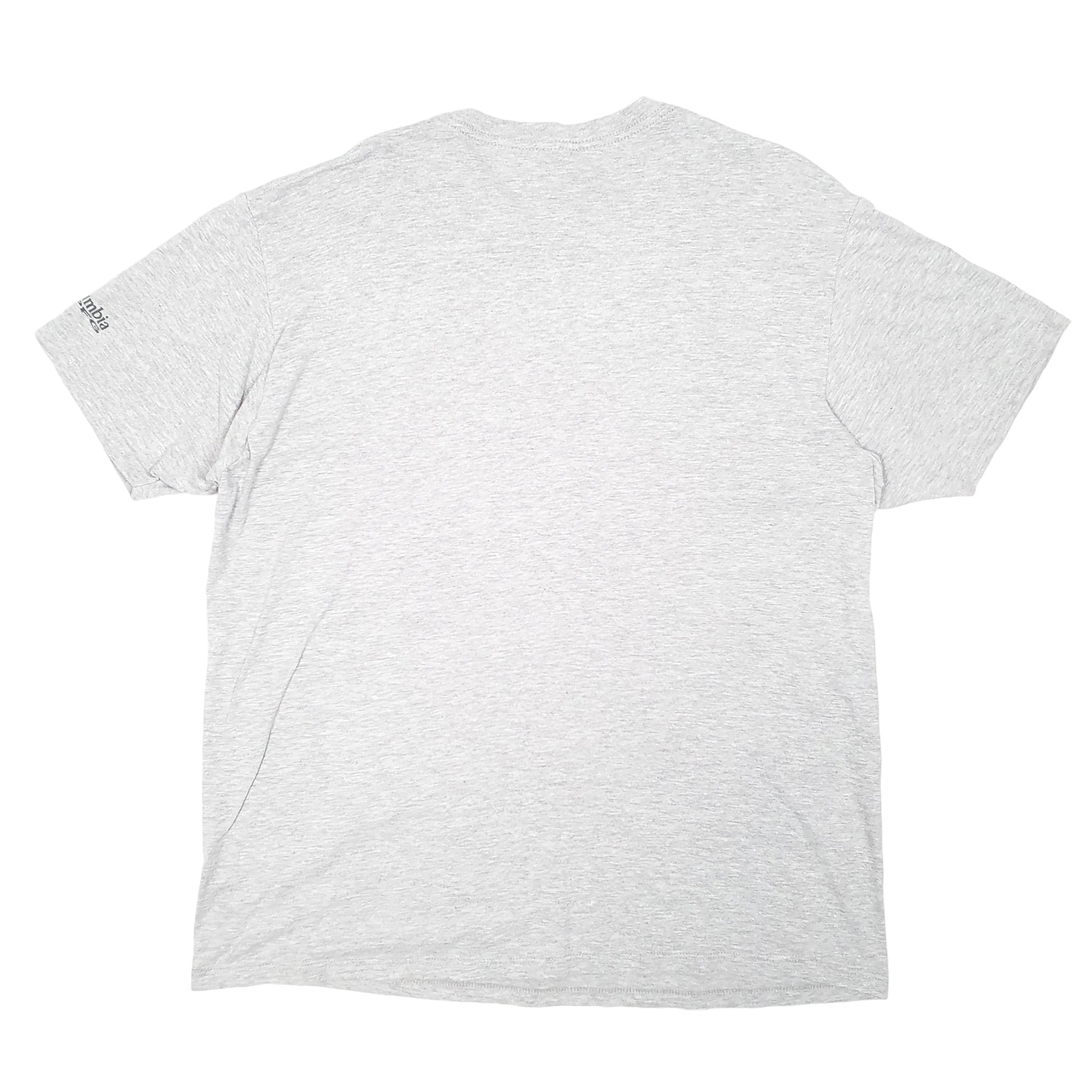 Mens Grey Columbia Sportswear  Short Sleeve T Shirt