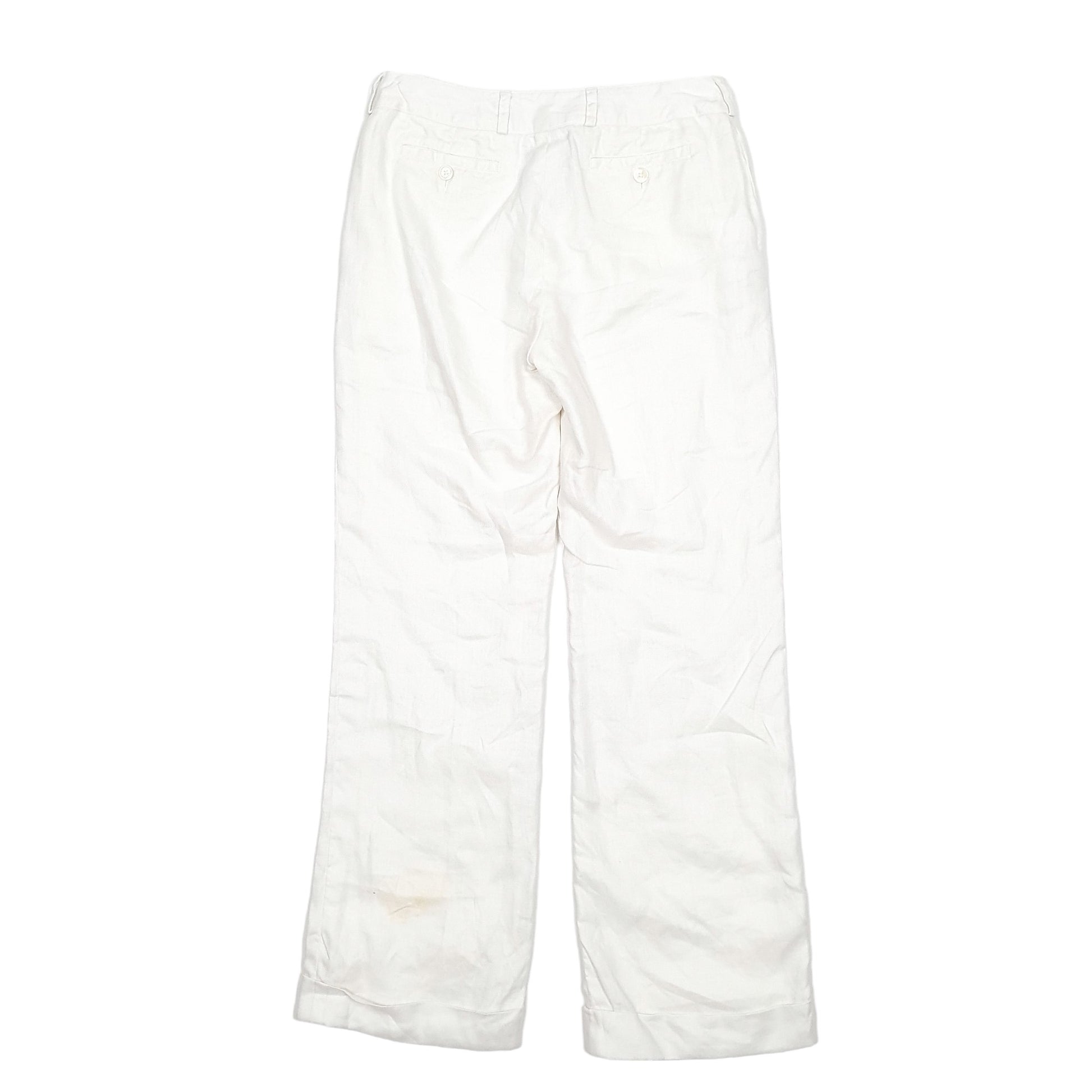 Womens White Ralph Lauren  Chino Trousers