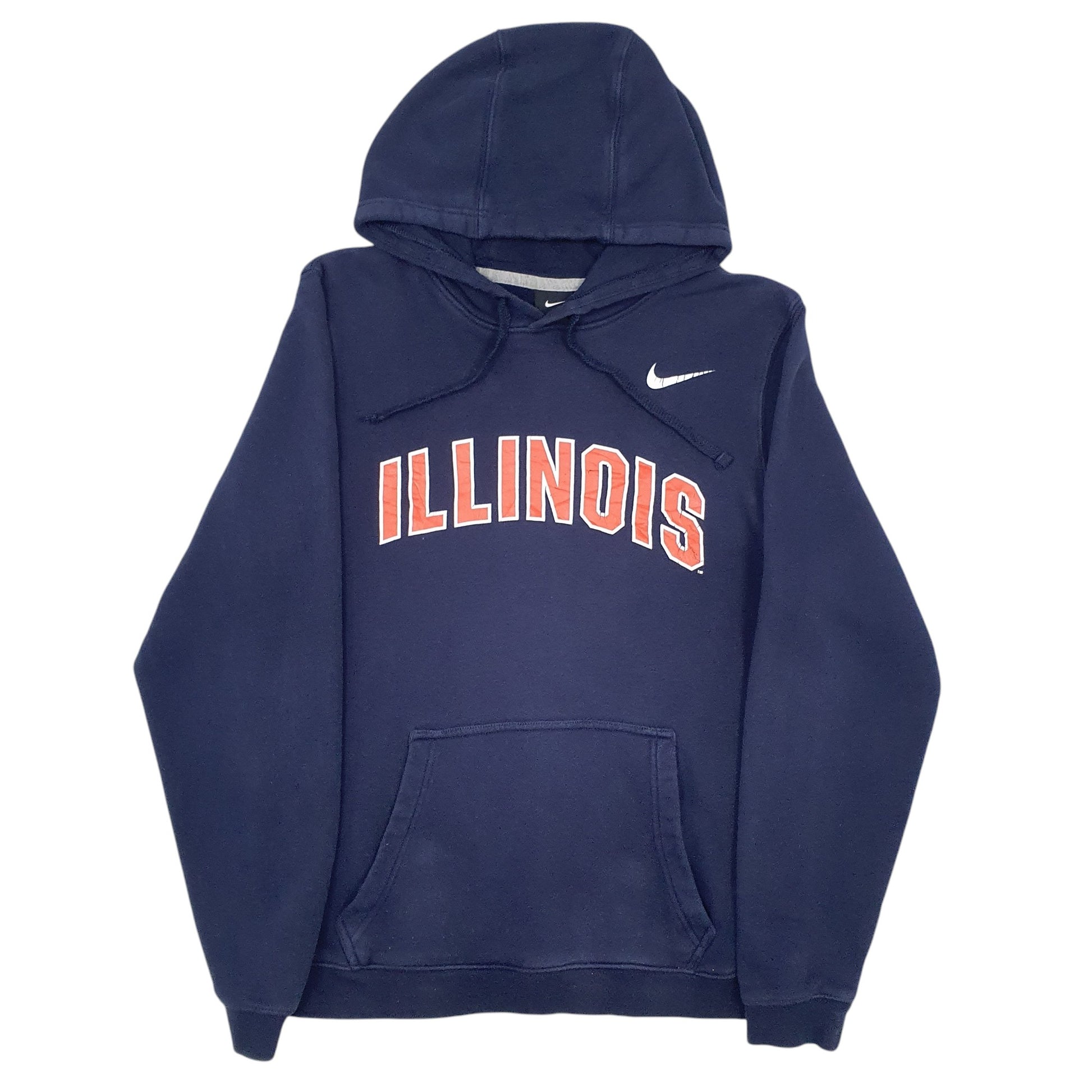 Mens Navy Nike Illinois Hoodie Jumper